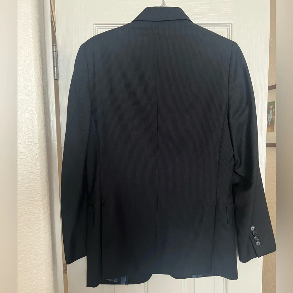 Billy Reid | Navy‎ Blue Pinstripe Blazer Wool Sz 36